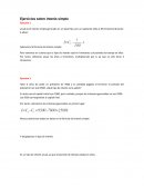 Ejercicios sobre interés simple