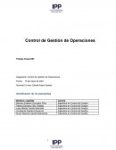 Control de Gestión de Operaciones