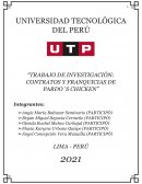 TRABAJO DE INVESTIGACIÓN: CONTRATOS Y FRANQUICIAS DE PARDO´S CHICKEN