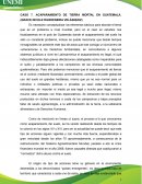 Acaparamiento de tierra mortal en Guatemala