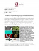 Modelos de estudio en Biología celular y tecnologías ampliamente usadas para estudio células en humanos