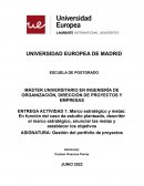 Gestión del portfolio de proyectos