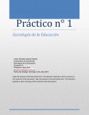 TP SOCIOLOGIA DE LA EDUCАCIÓN