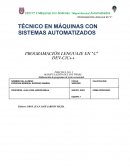 PROGRAMACIÓN LENGUAJE EN "C" DEV-C/C++
