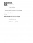 Cuadro de doble entrada de los tipos de la investigación