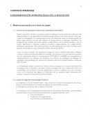 FUNDAMENTACIÓN ANTROPOLÓGICA DE LA EDUCACIÓN