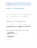 Revisión de una práctica pedagógica