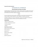 Tecnologías de la información. Describiendo las bаses de datos