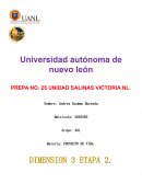 PROYECTO DE VIDA. DIMENSION 3 ETAPA 2.