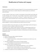 Planificación de Prácticas del Lenguaje