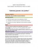 JUEGO Y EDUCACIÓN FÍSICA