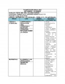 PLANIFICACIÓN ANUAL 2DO GRADO