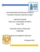 Recursos y necesidades de México