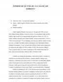 Informe de lectura “La casa de los espíritus”