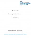 Persona y sentido de vida