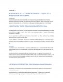 HERRAMIENTAS DE LA COMUNICACION ORAL Y ESCRITA: DE LA INVESTIGACION DOCUMENTAL