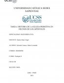 HISTORIA DE LA IGLESA PRIMITIVA EN HECHOS DE LOS APÓSTOLES