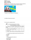 Evaluación Lenguaje cuarto básico