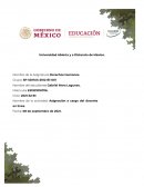Asignación a cargo del docente en línea. Marco normativo de los Derechos Humanos