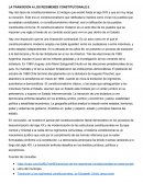 LA TRANSICION A LOS REGIMENES CONSTITUCIONALES