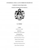 Gestión De la Calidad
