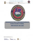 FUNCIONES DEL DOCENTE TUTOR DE GRADO/CURSO