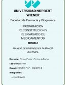 MANEJO DE UNIDADES EN FARMACIA GALÉNICA