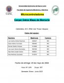 Cargar datos mapa de memoria microcontroladores