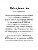 Historia para alguna clase