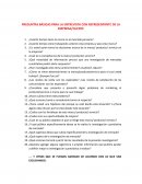 PREGUNTAS BÁSICAS PARA LA ENTREVISTA CON REPRESENTANTE DE LA EMPRESA/CLIENTE