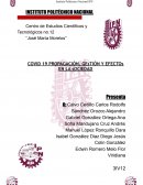 COVID 19 PROPAGACIÓN, GESTIÓN Y EFECTOS EN LA SOCIEDAD