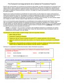 Pre-Evaluación de Aseguramiento de la Calidad de Proveedores PepsiCo