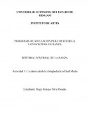 La danza desde la antigüedad a la edad media