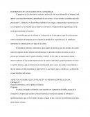 DESCRIPCION DE LOS ELEMENTOS A CONSIDERAR