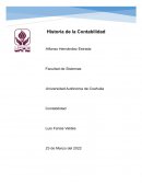 Ensayo sobre la historia de la contabilidad