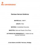 Análisis de las razones financieras