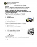 EJE DE FÍSICA ACTIVIDAD EN CLASES 2° MEDIO