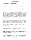 Analisis literario. Estructura y empleo de los recursos literarios