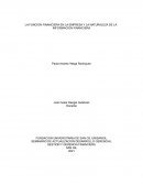 LA FUNCION FINANCIERA EN LA EMPRESA Y LA NATURALEZA DE LA INFORMACION FINANCIERA