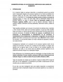 DESEMPEÑO INTEGRAL DE LOS PROCESOS LOGÍSTICOS EN UNA CADENA DE SUMINISTRO