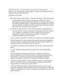 Calidad del aire y las principales fuentes de contaminación