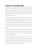 Cuento “mi sociedad ideal”
