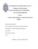 Ensayo sobre la teoría de la actitud Dogmática y crítica de Karl Popper