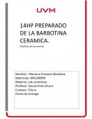14HP PREPARADO DE LA BARBOTINA DE PASTA CERAMICA