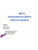 PENSAMIENTO LÓGICO PARA EL NEGOCIO