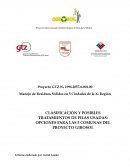 CLASIFICACIÓN Y POSIBLES TRATAMIENTOS DE PILAS USADAS