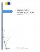 Investigar las disposiciones legales sobre Inspección y Recepción de obras según los siguientes cuerpo legales: LGUC y OGUC.