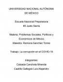 Trabajo: La corrupción en el COVID-19