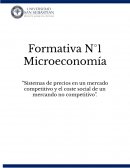 Sistemas de precios en un mercado competitivo y el coste social de un mercando no competitivo