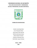 Informe de la universidad